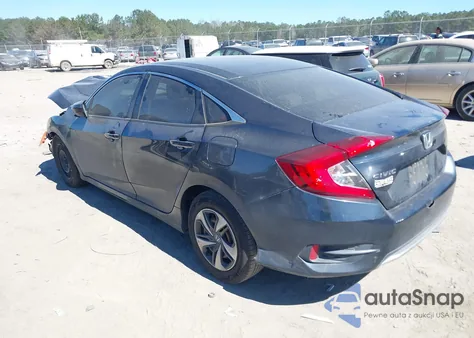 2019 Honda Civic Lx из США, поврежденный, VIN 19XFC2F67KE040661